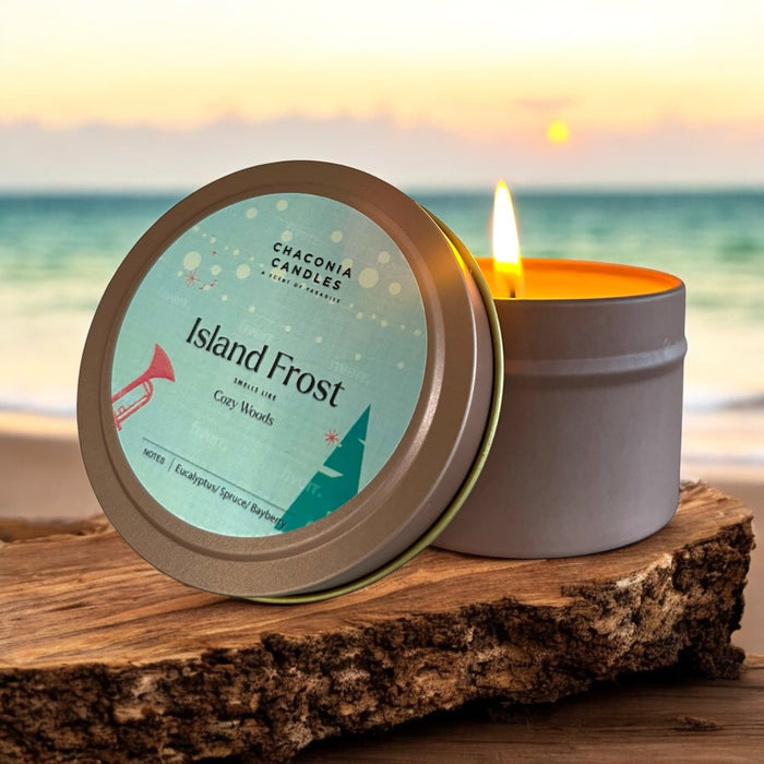 Island Frost — Travel Candle Tins